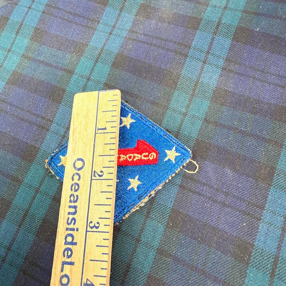 Vintage WWII USMC 1st Marine Division Guadalcanal Australian Made Patch